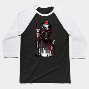 Japanese Style Futuristic - Robotic Cyber Baseball T-Shirt